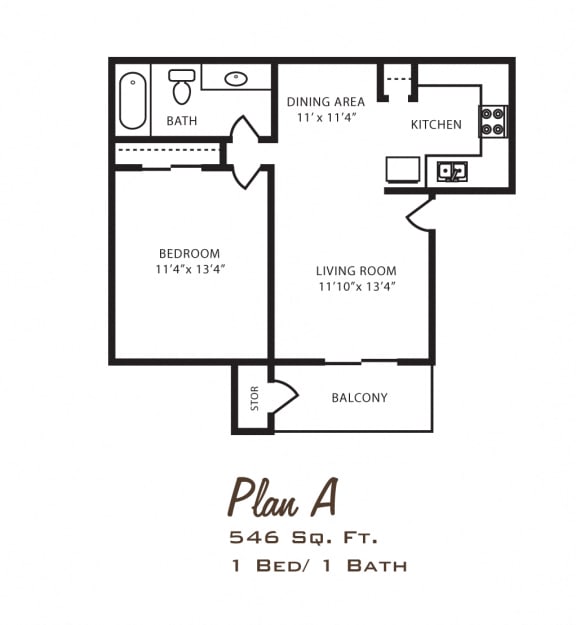 Floor Plans of Kirkwood Landing Apartments in Houston, TX